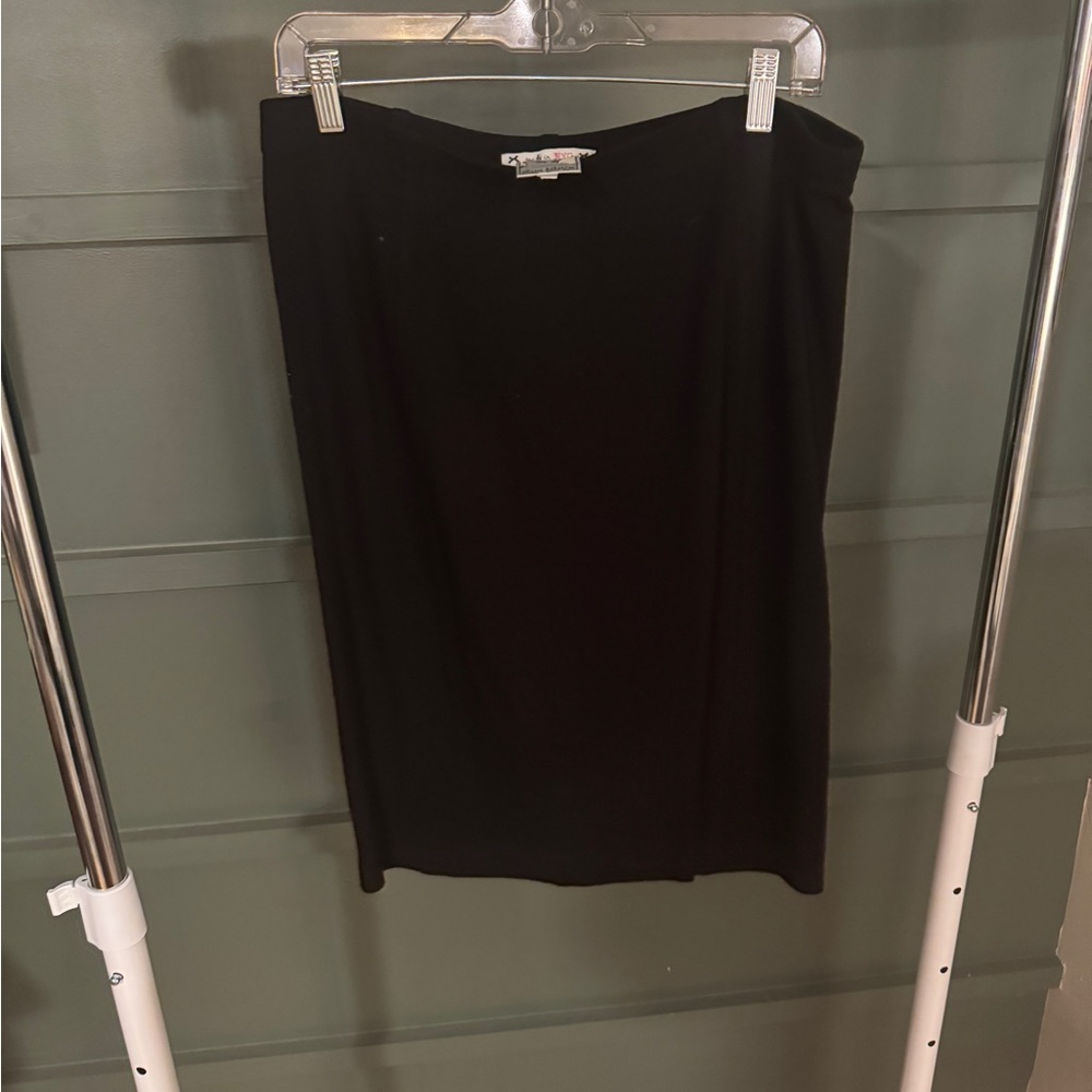 Yoana Baraschi Black Pencil Skirt Knee-Length Work